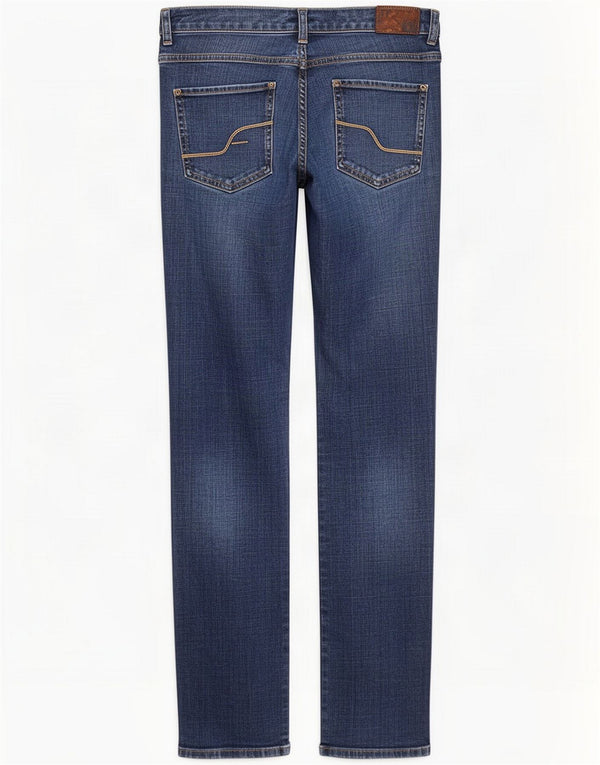 Fat Face Damen Straight Jeans W30 L30 Blaue Baumwolle