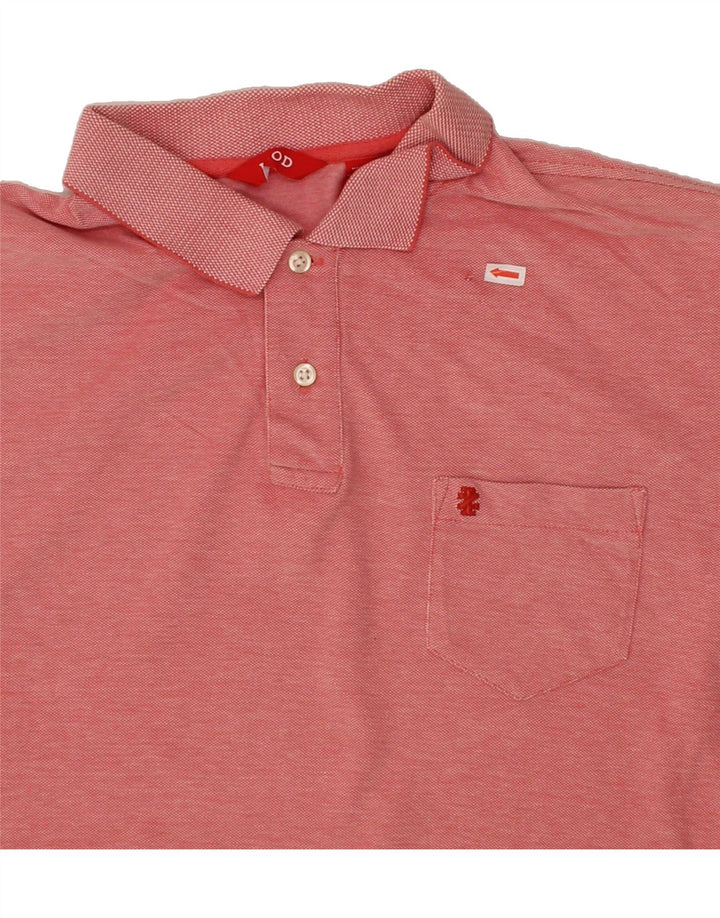 IZOD Mens Polo Shirt Large Pink Vintage Izod and Second-Hand Izod from Messina Hembry 