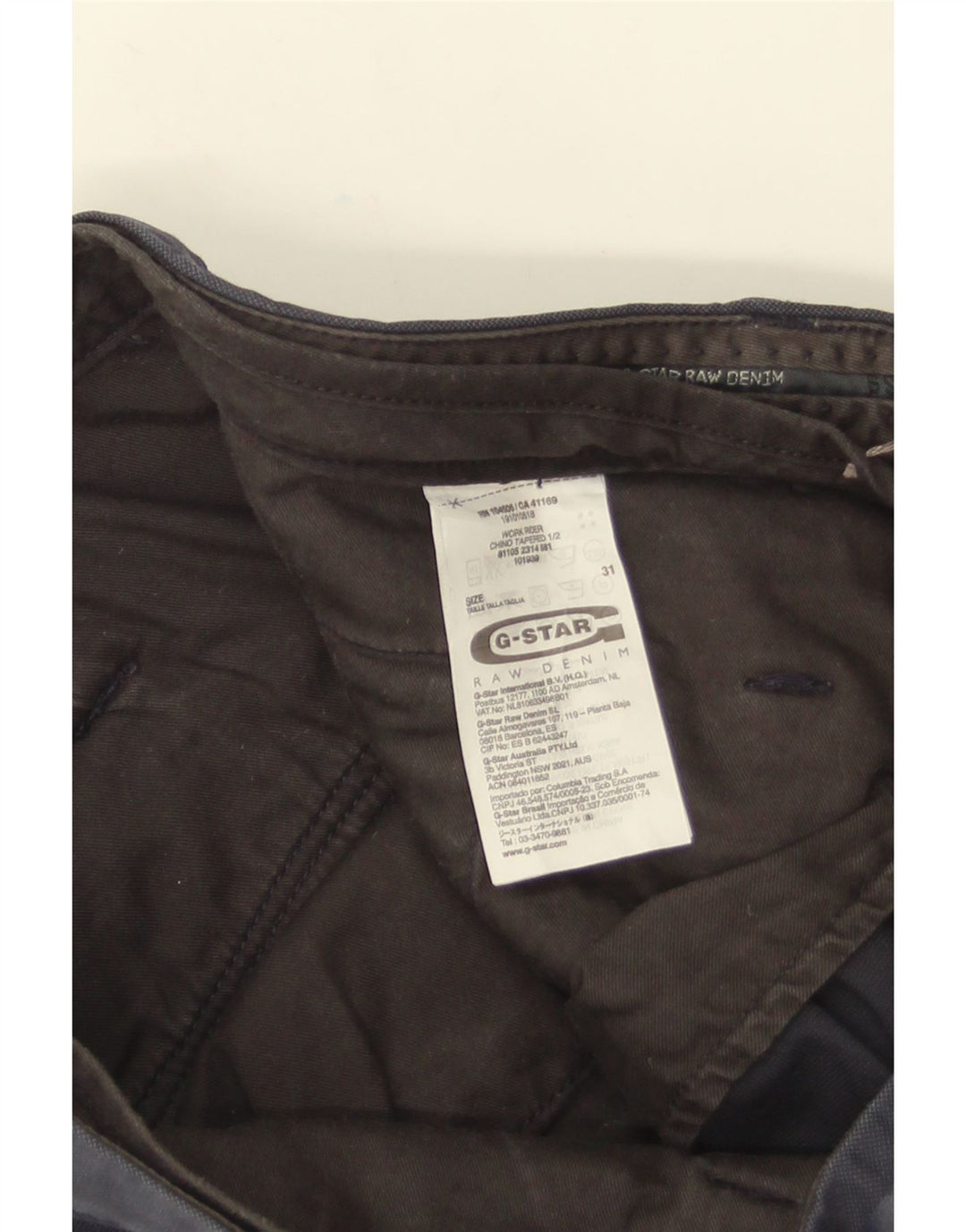 G-Star Herren Cargoshorts W31 Mittelmarineblaue Baumwolle