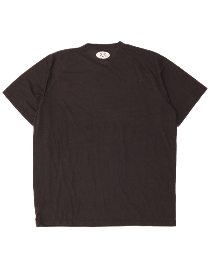 UNDER ARMOUR Herren Heat Gear T-Shirt Top Large Schwarz Polyester