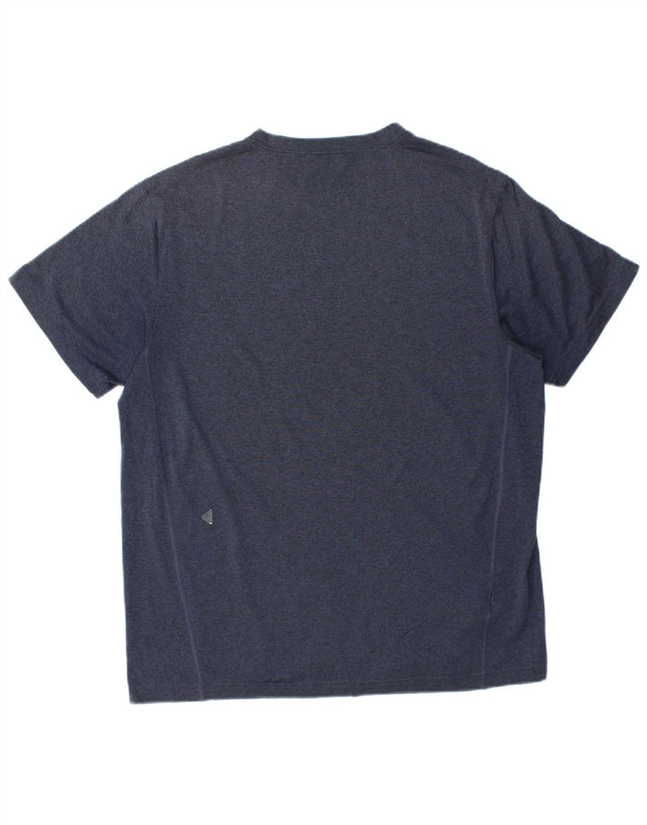 Eddie Bauer Herren T-Shirt Top Medium Marineblau Polyester