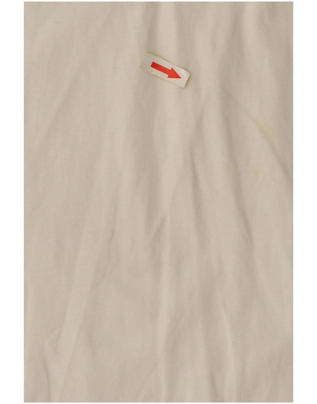 Massimo Dutti übergroßes T-Shirt für Damen, UK 10, Größe S, weiße Baumwolle