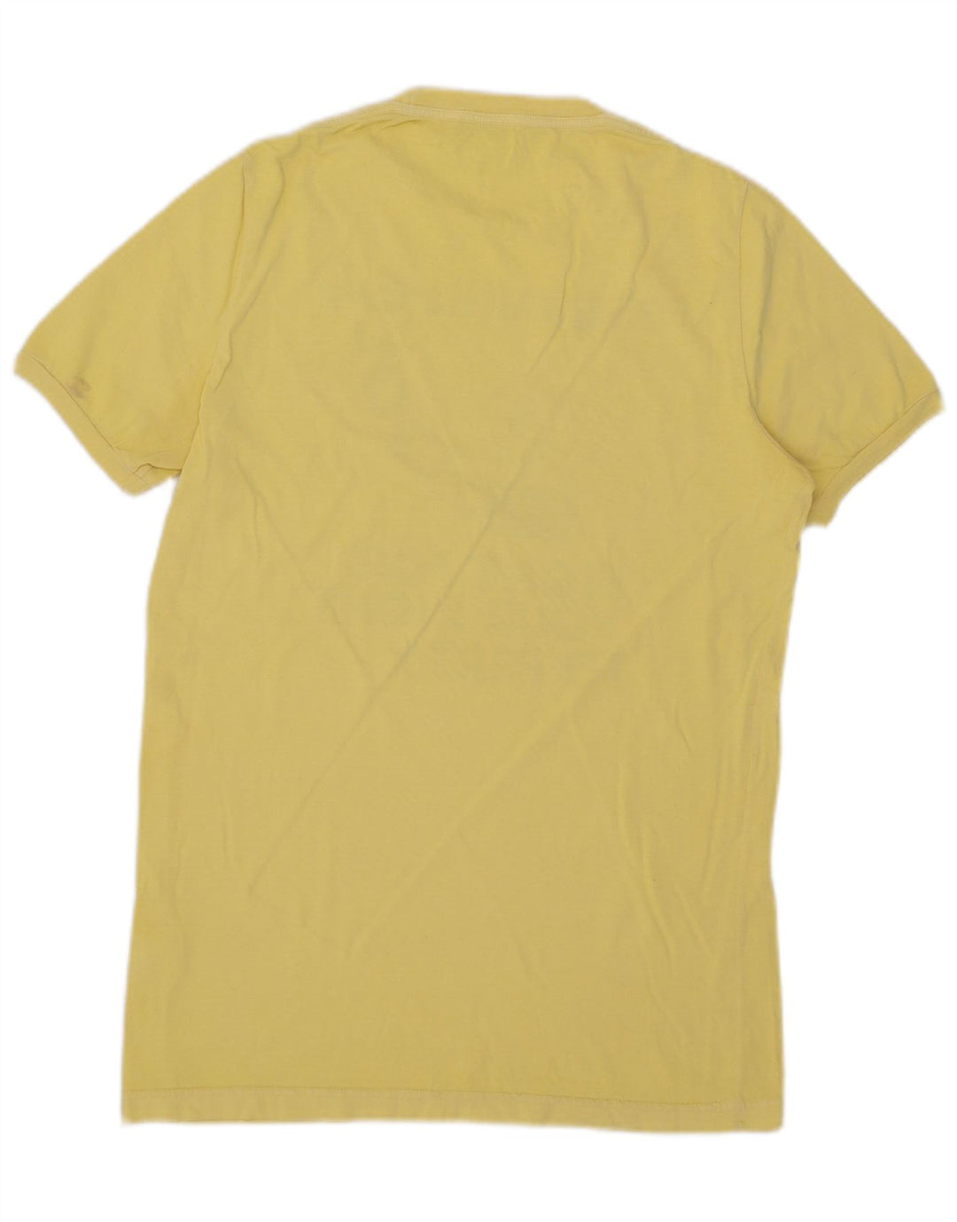 Dsquared2 Herren Grafik-T-Shirt-Oberteil aus mittelgelber Baumwolle