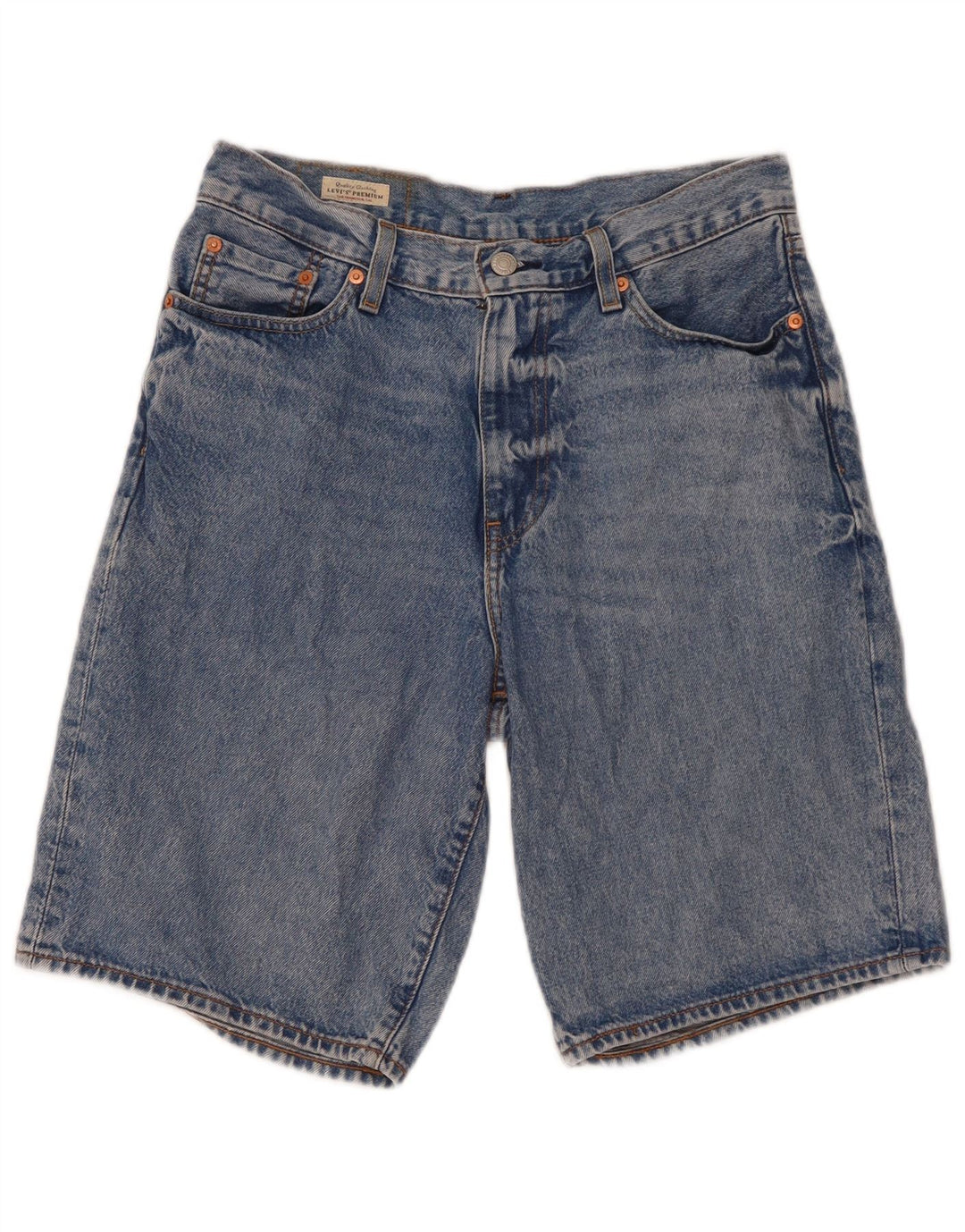 Levi's Herren Jeansshorts W30 mittelblaue Baumwolle