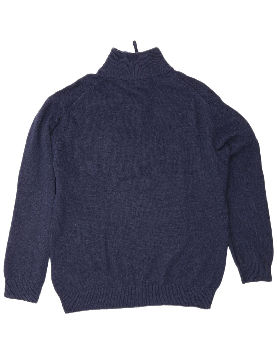 Kappa Herren-Pullover mit Reißverschluss, 2XL, marineblaue Schurwolle