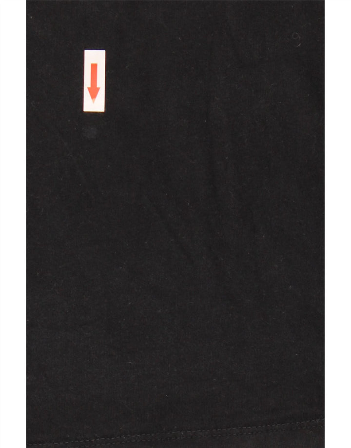 Superdry Herren T-Shirt Top Large Schwarz Baumwolle