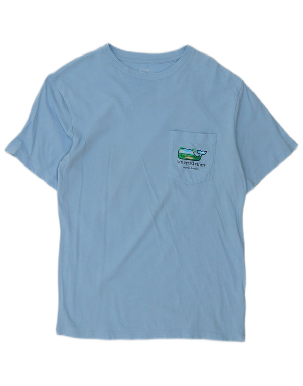 Vineyard Vines Herren Grafik T-Shirt Top XS Blau Baumwolle