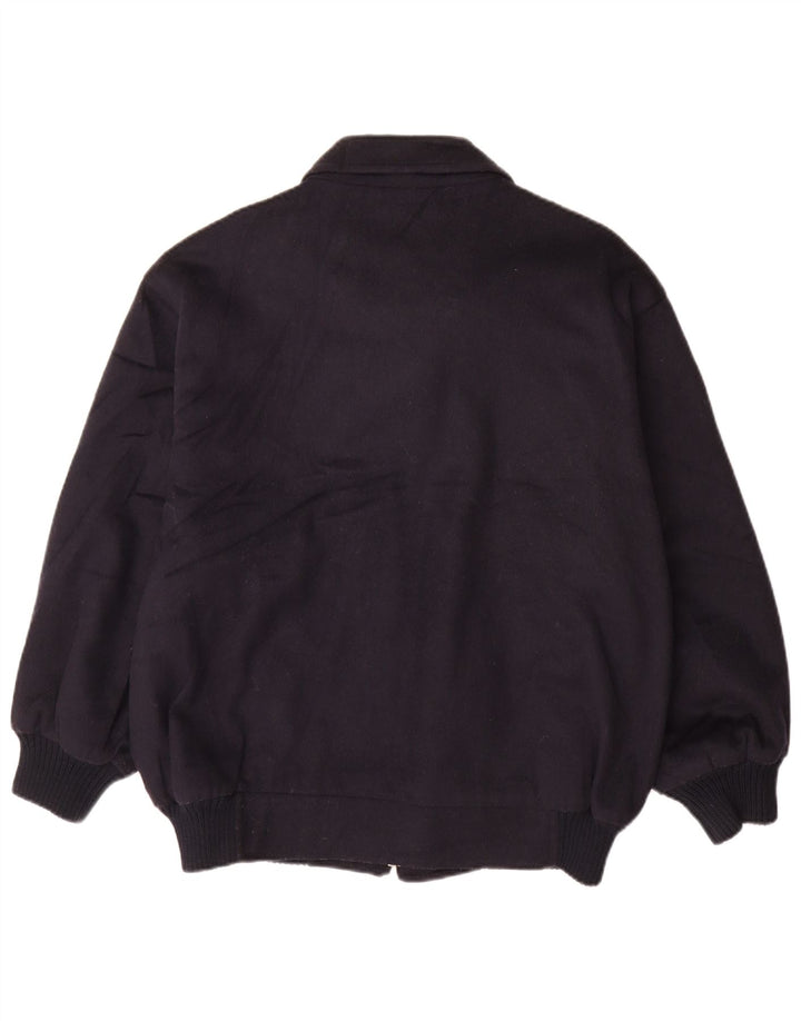 Steinbock Herren Bomberjacke IT 54 2XL Marineblaue Wolle