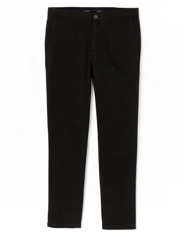 Massimo Dutti Herren Extra Sim Fit Chinohose EU 44 Large W34 L32 Schwarz