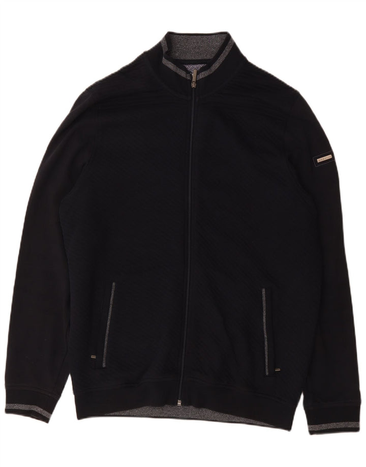 Bugatti Herren Strickjacke XL Marineblau Baumwolle