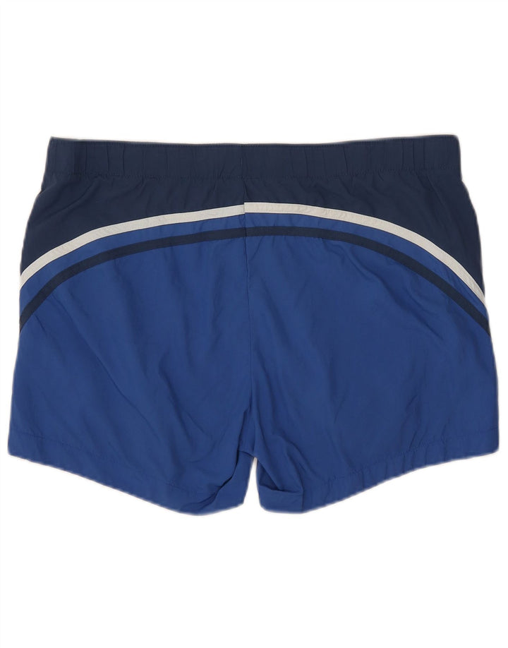 Champion Herren-Badeshorts aus mittelblauem Colourblock-Polyamid