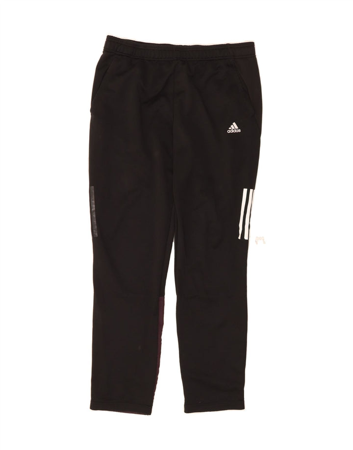 ADIDAS Mens Tracksuit Trousers Large Black Colourblock Polyester Vintage Adidas and Second-Hand Adidas from Messina Hembry 