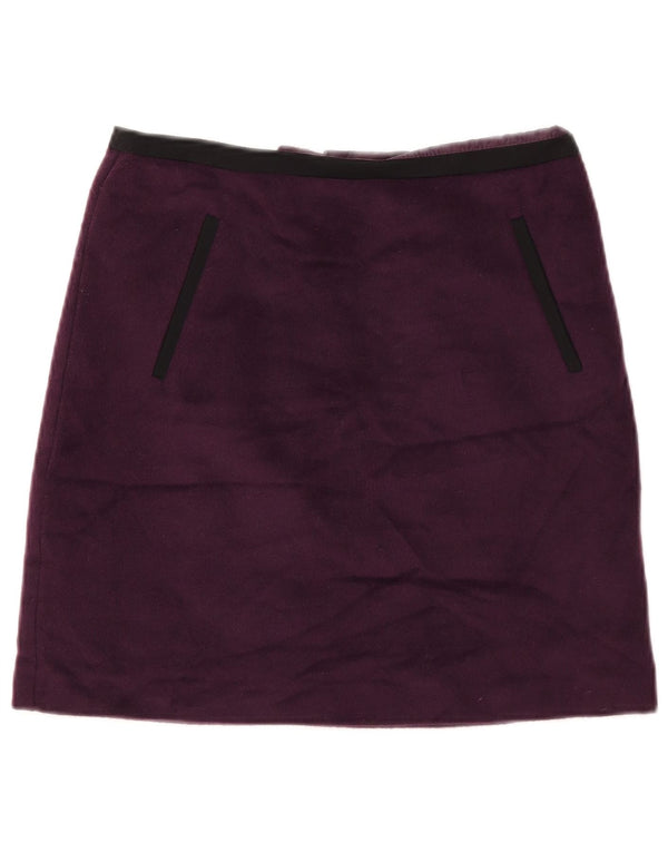 MARKS & SPENCER Damen Minirock UK 10 Small W28 Lila Polyester
