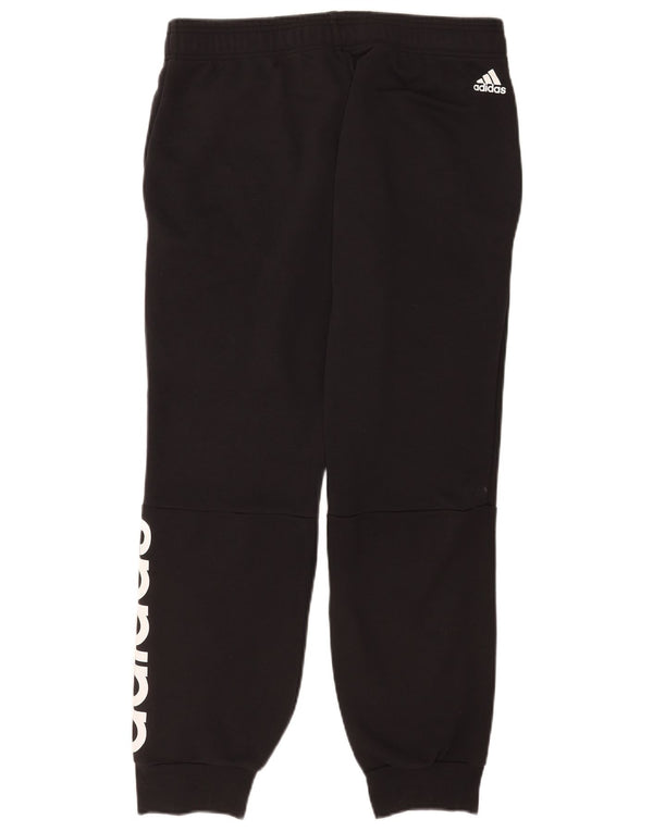 Adidas Damen Trainingshose Jogger UK 16/18 Large Schwarz Baumwolle Sport