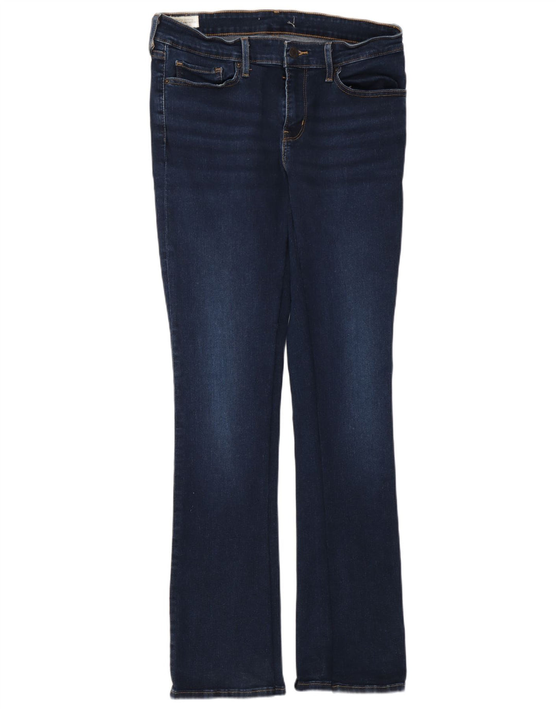 Levi's Damen Slim Bootcut Jeans W30 L32 Marineblau Baumwolle