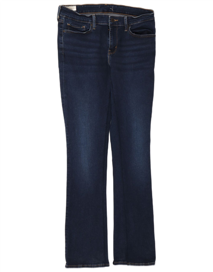 Levi's Damen Slim Bootcut Jeans W30 L32 Marineblau Baumwolle