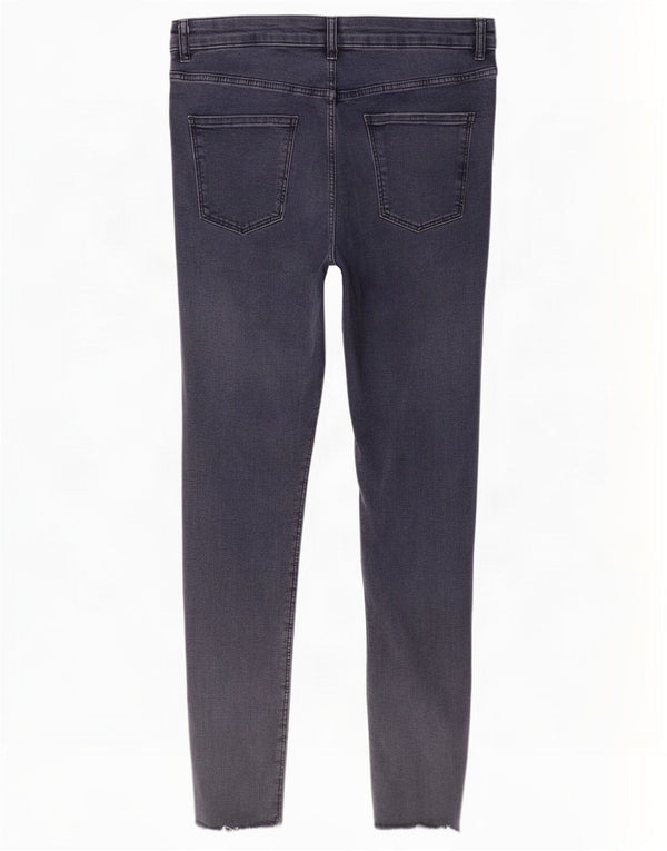 Zara Damen Slim Jeans EU 42 Large W32 L28 Marineblau