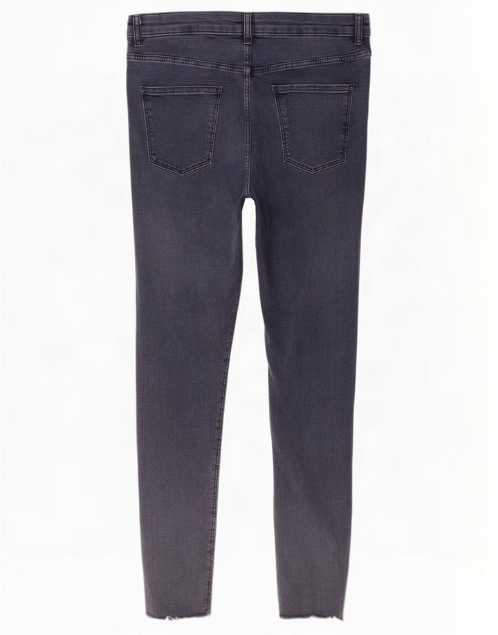 Zara Damen Slim Jeans EU 42 Large W32 L28 Marineblau