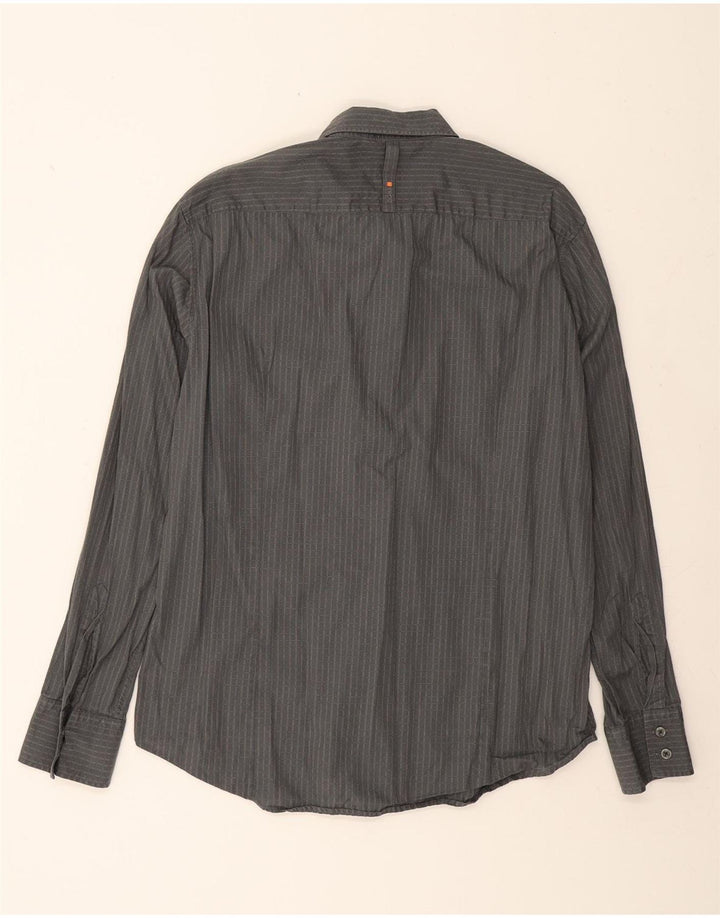 HUGO BOSS Mens Shirt XL Grey Check Vintage Hugo Boss and Second-Hand Hugo Boss from Messina Hembry 