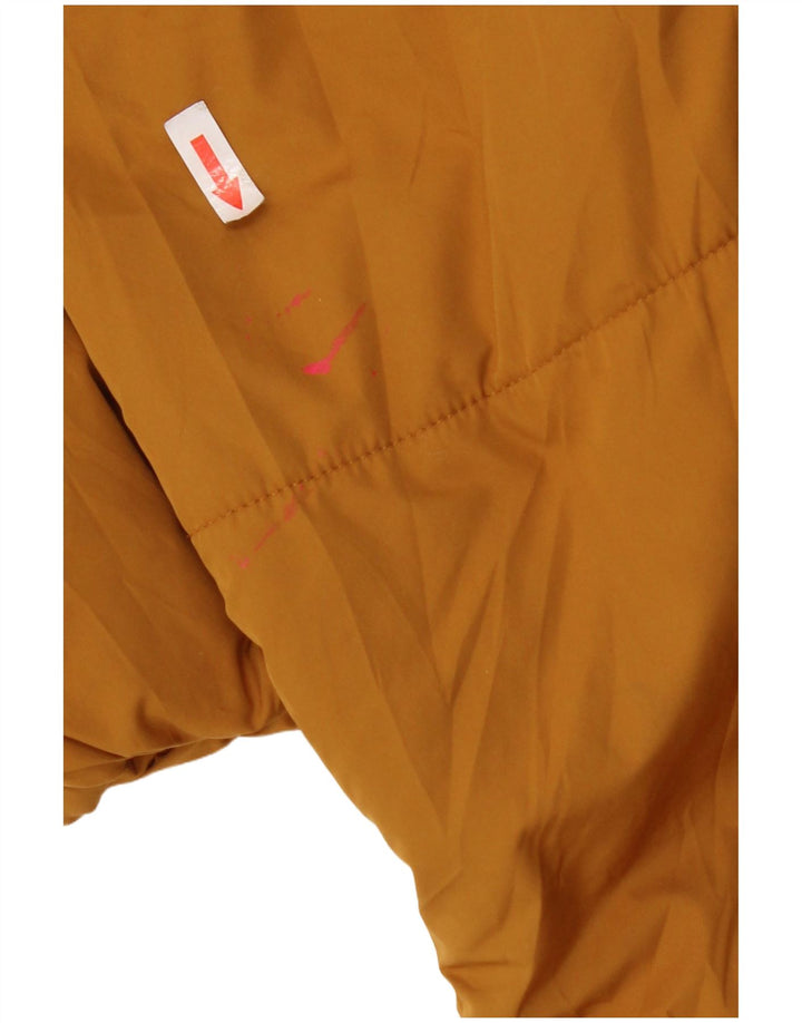Marks & Spencer Wattierte Damenjacke mit Kapuze, UK 12, Mittelgelb, Polyester
