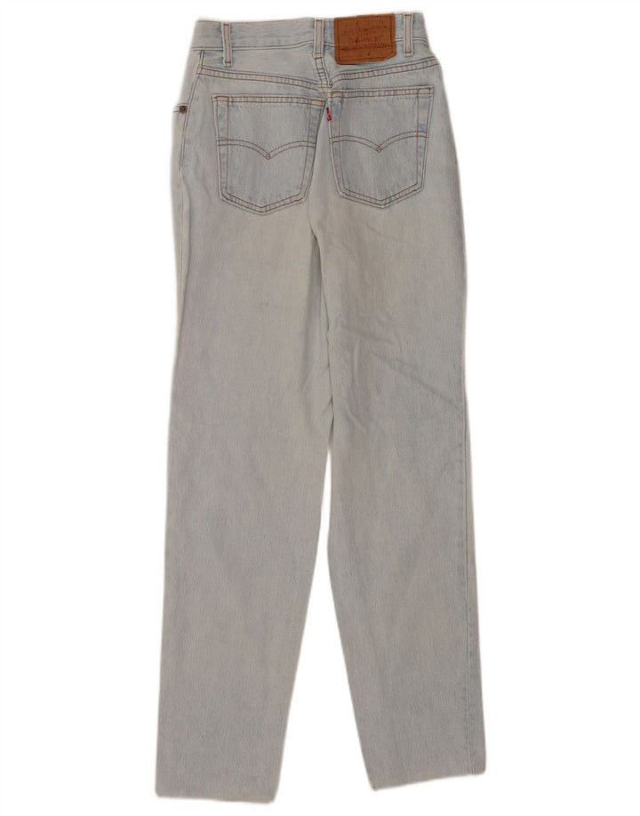 Levi's Damen Tapered Jeans US 5 Small W28 L29 Blaue Baumwolle
