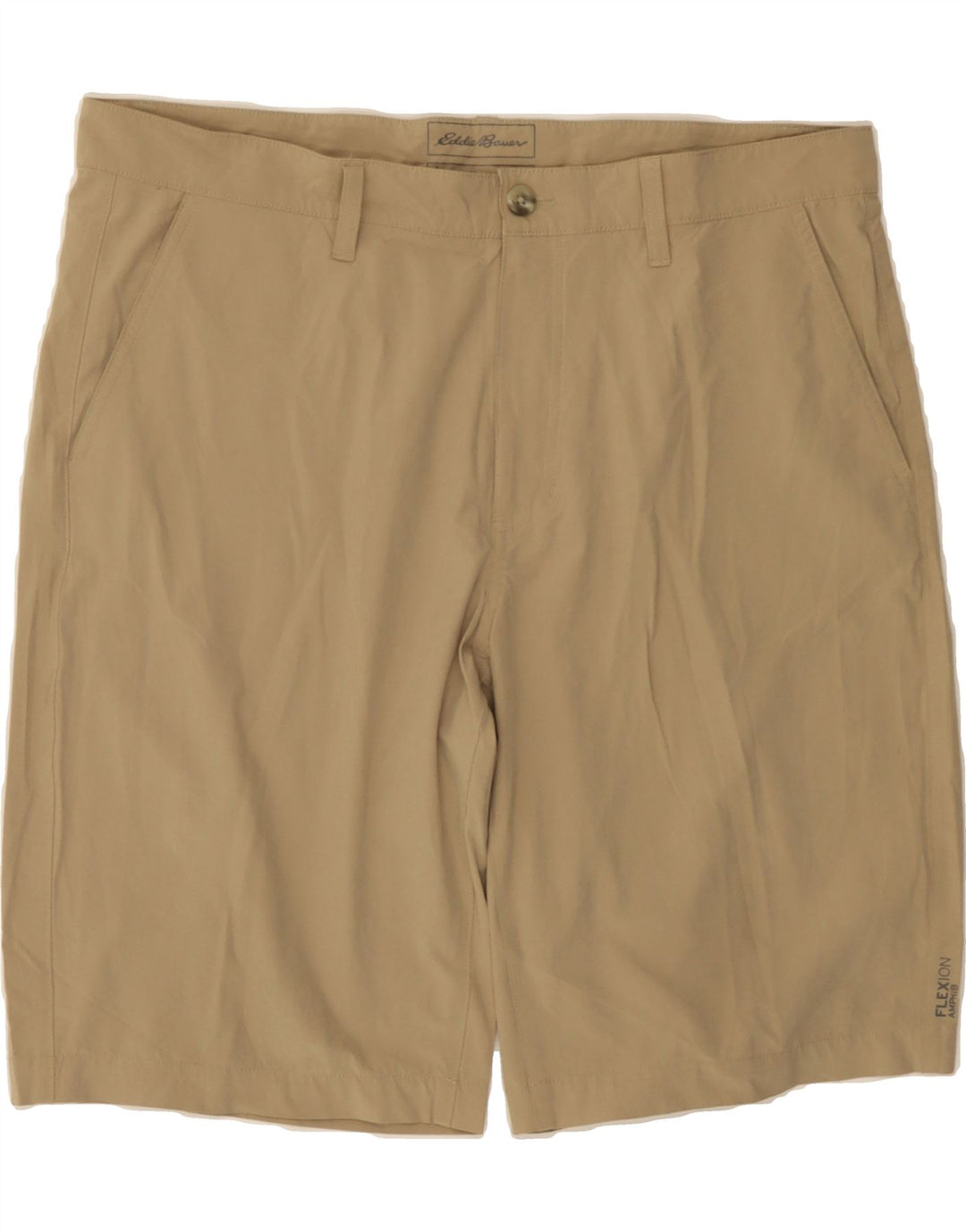 EDDIE BAUER Mens Chino Shorts W35 Large Beige Polyester Vintage Eddie Bauer and Second-Hand Eddie Bauer from Messina Hembry 