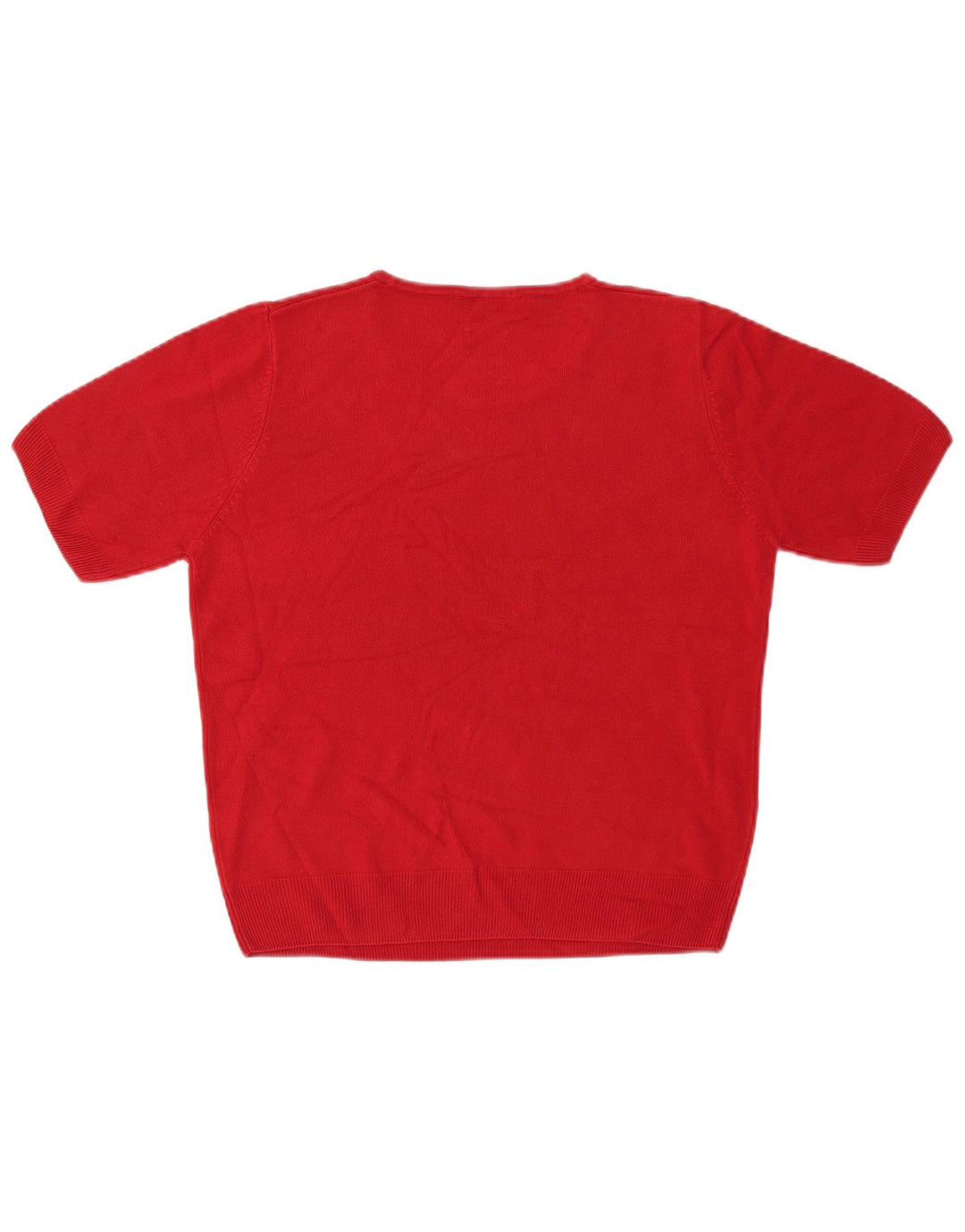 Marks & Spencer Damen-Pullover mit Rundhalsausschnitt, UK 16, Größe L, Rot