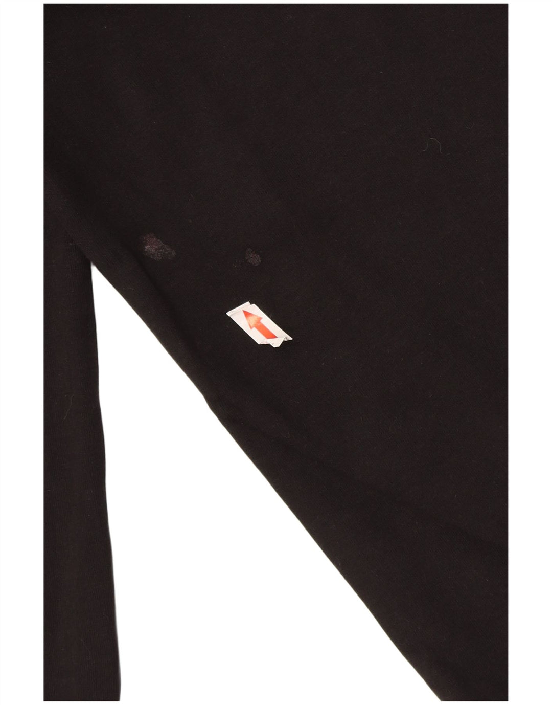 Zara Damen Trainingshose UK 12 Mittelschwarze Baumwolle