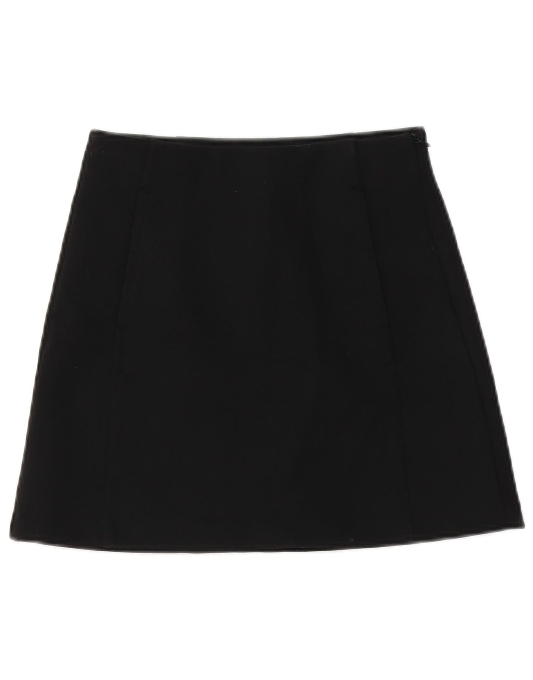 Zara Damen Minirock XS W24 Schwarz Polyester