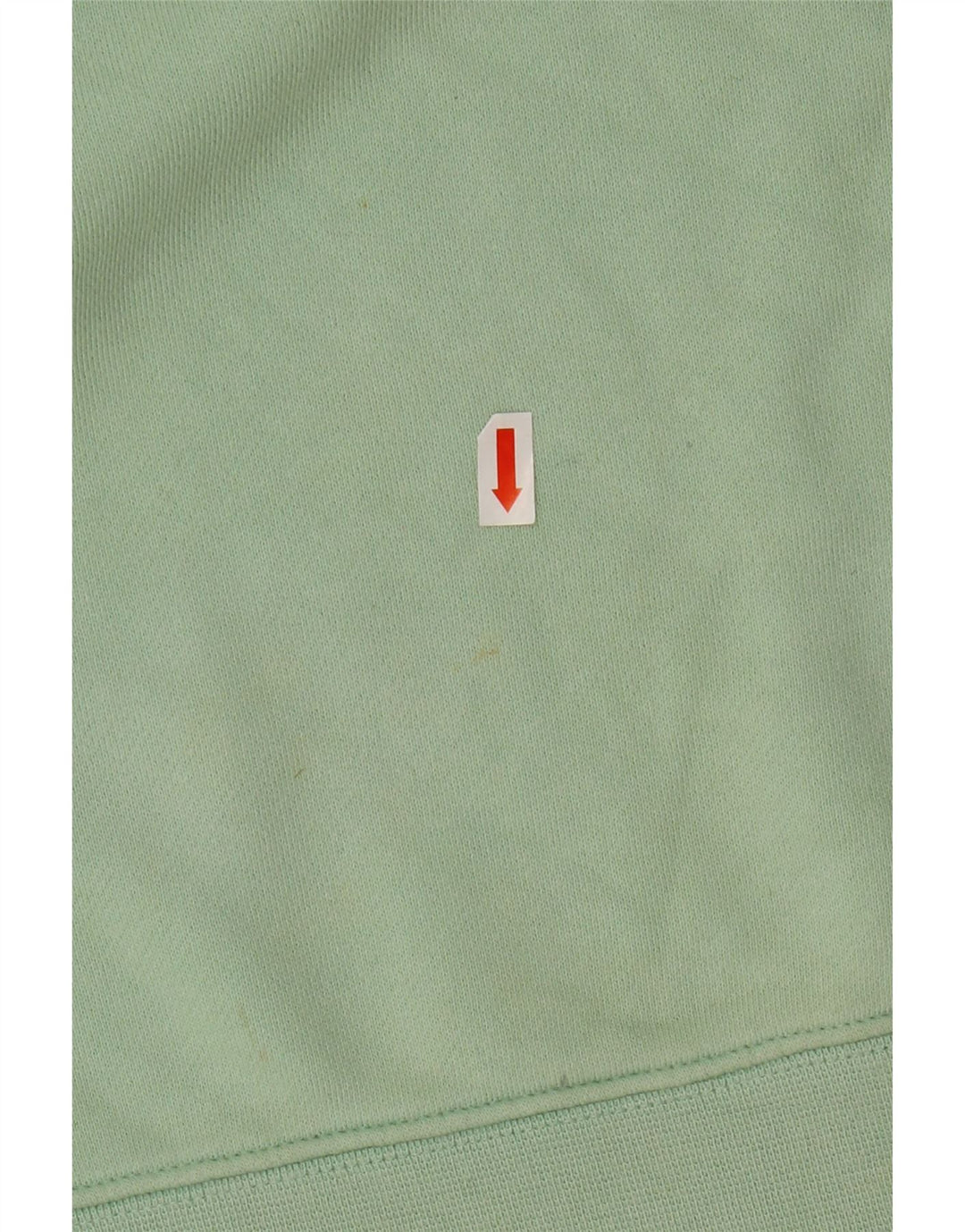 ADIDAS Damen Übergroßer Crop Hoodie Pullover UK 8 Small Grüne Baumwolle