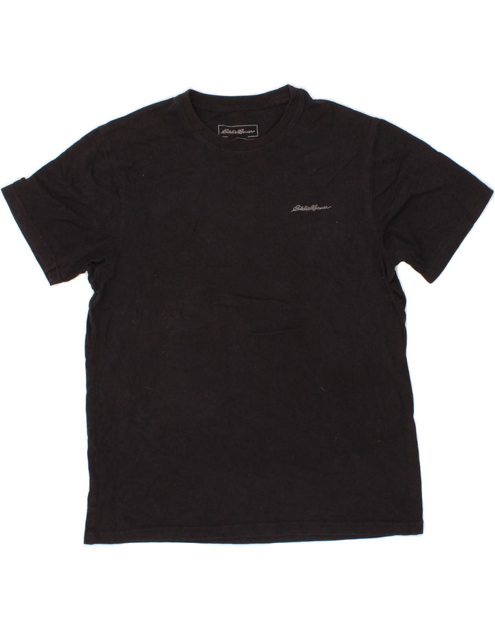 EDDIE BAUER Mens T-Shirt Top Medium Black Cotton Vintage Eddie Bauer and Second-Hand Eddie Bauer from Messina Hembry 
