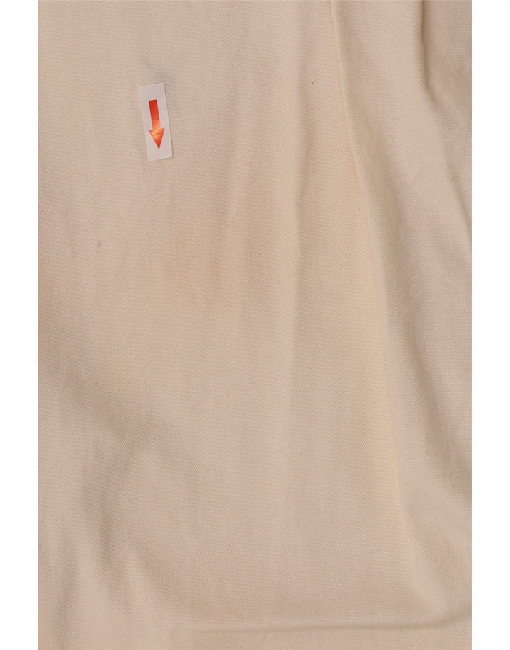 Ralph Lauren Herren-Blaire-Hemd, groß, cremefarbene Baumwolle