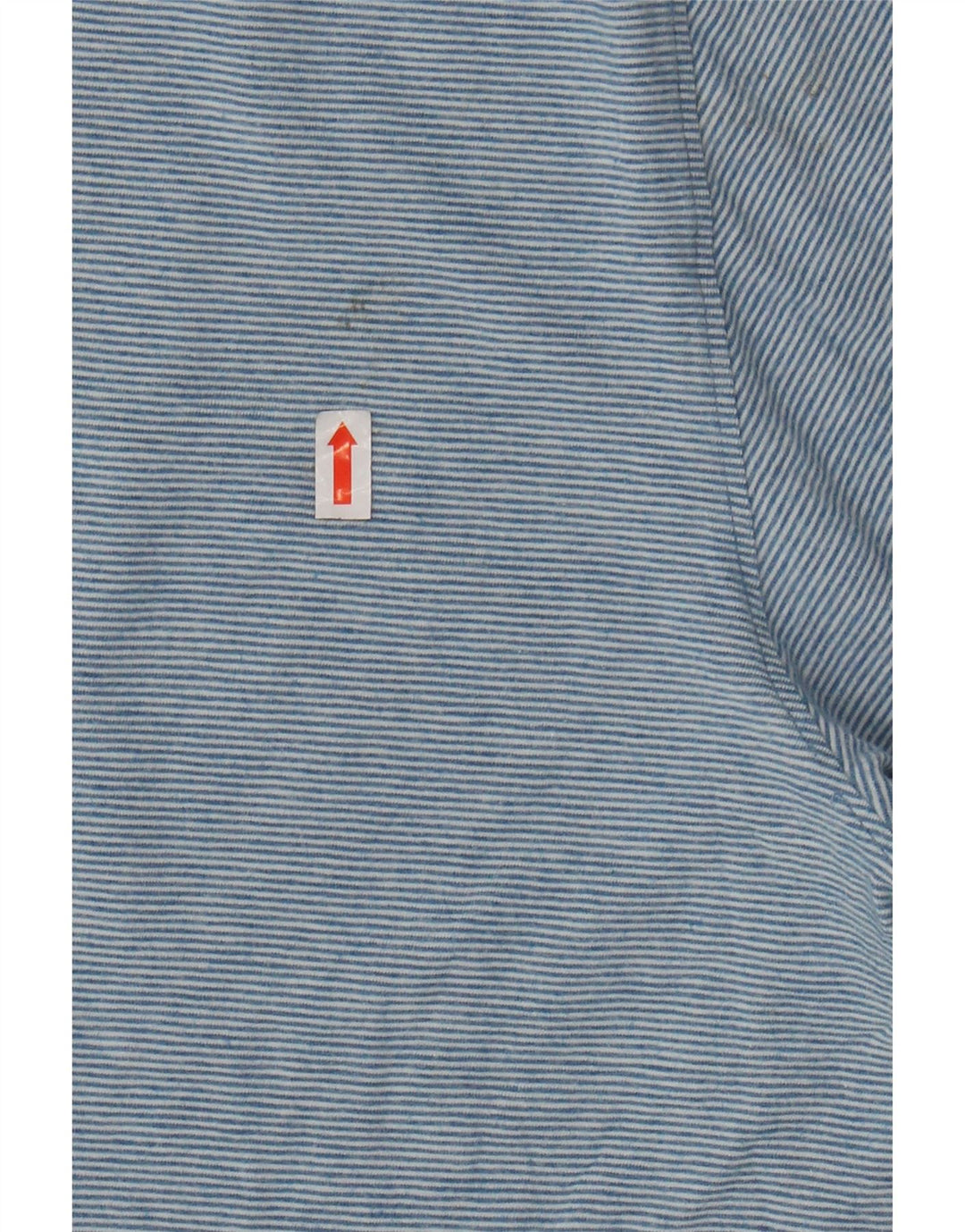 ORVIS Herren-Poloshirt XL, blaue Nadelstreifen-Baumwolle