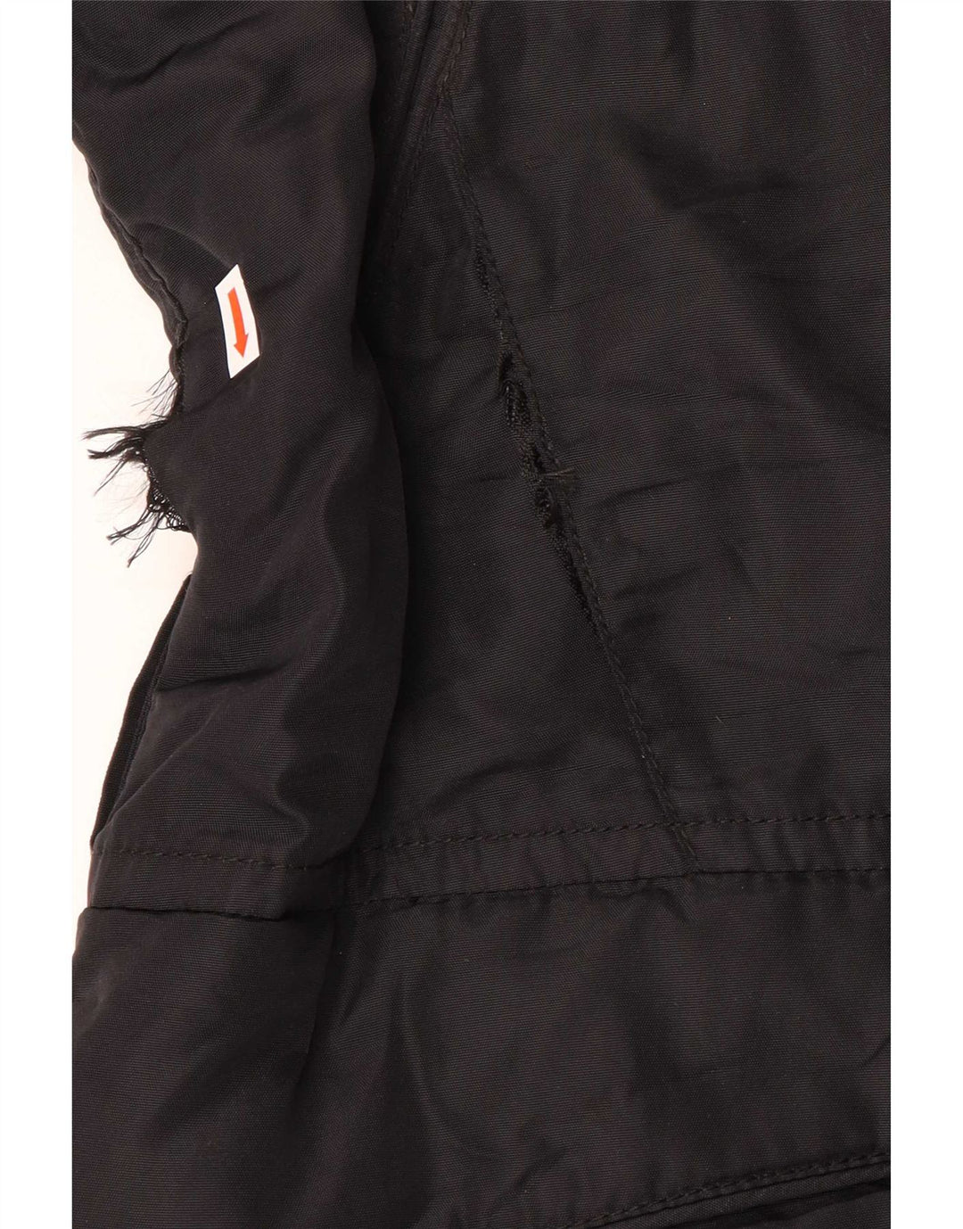 PEUTEREY Wattierter Damenmantel mit Kapuze IT 46 Large Schwarz Polyamid
