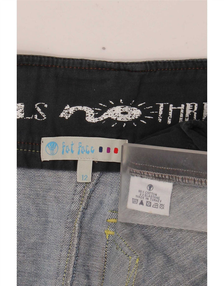 Fat Face Damen Jeansrock UK 12 Medium W32 Blaue Baumwolle