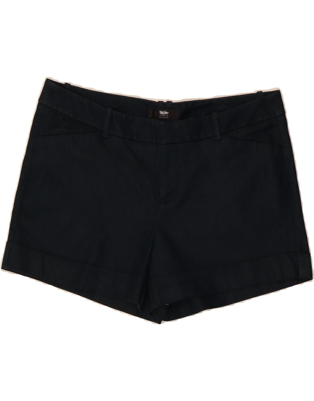 MOSSIMO Womens Casual Shorts US 12 Large W34  Navy Blue Cotton Vintage Mossimo and Second-Hand Mossimo from Messina Hembry 