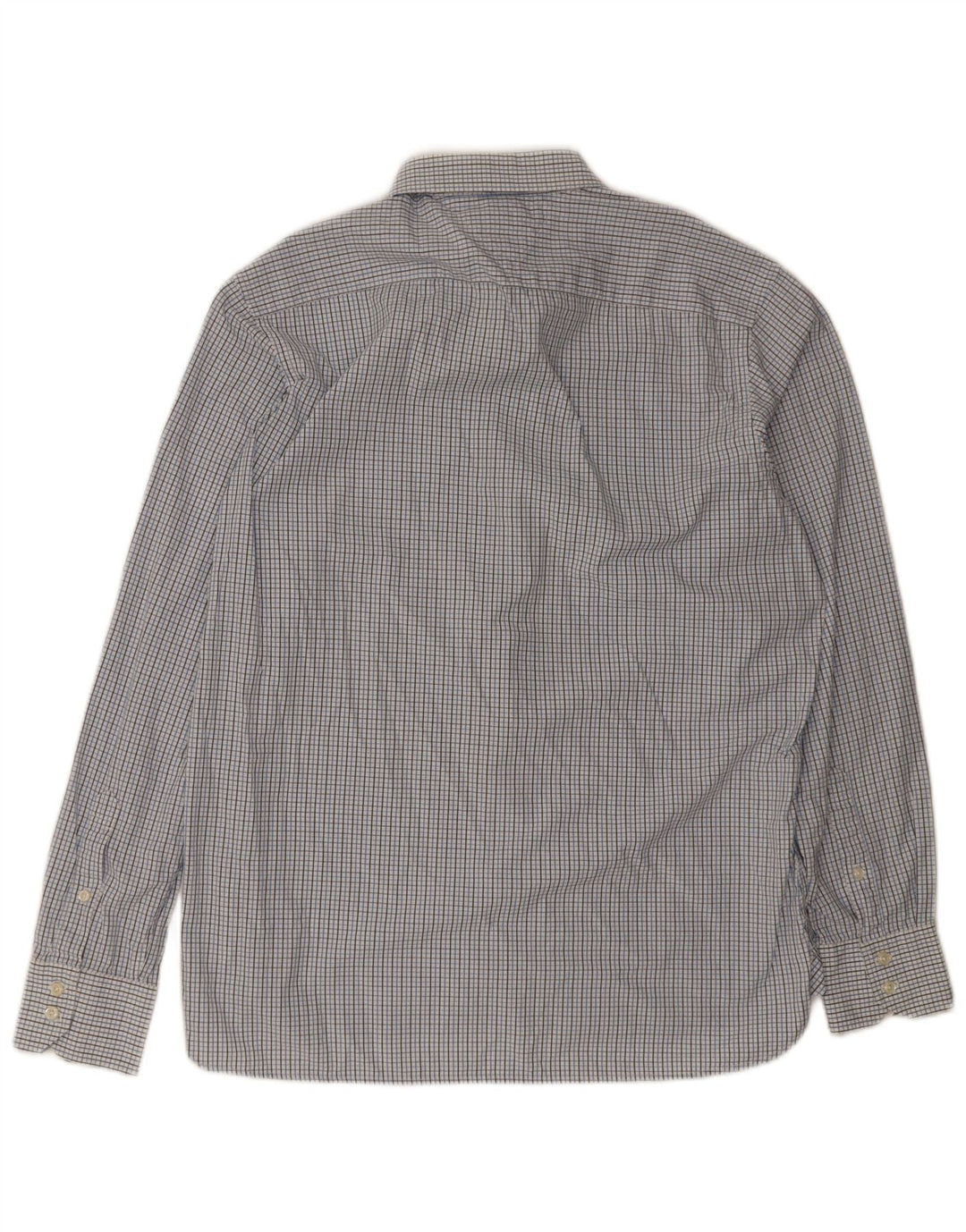 Tommy Hilfiger Herrenhemd, groß, blau kariert, Baumwolle