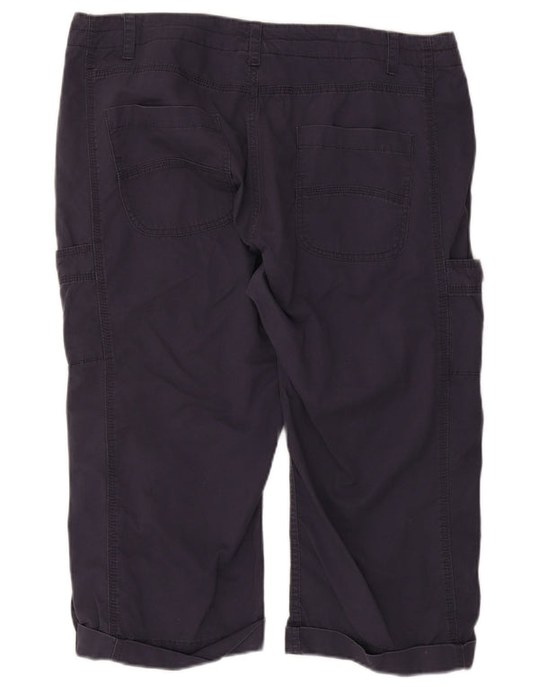Weird Fish Gerade Capri-Hose für Damen, UK 16, Größe L, W38, L18, Marineblau