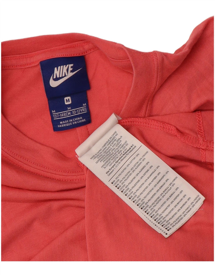 Nike Mädchen T-Shirt Top 10–11 Jahre Mittelrosa Polyester
