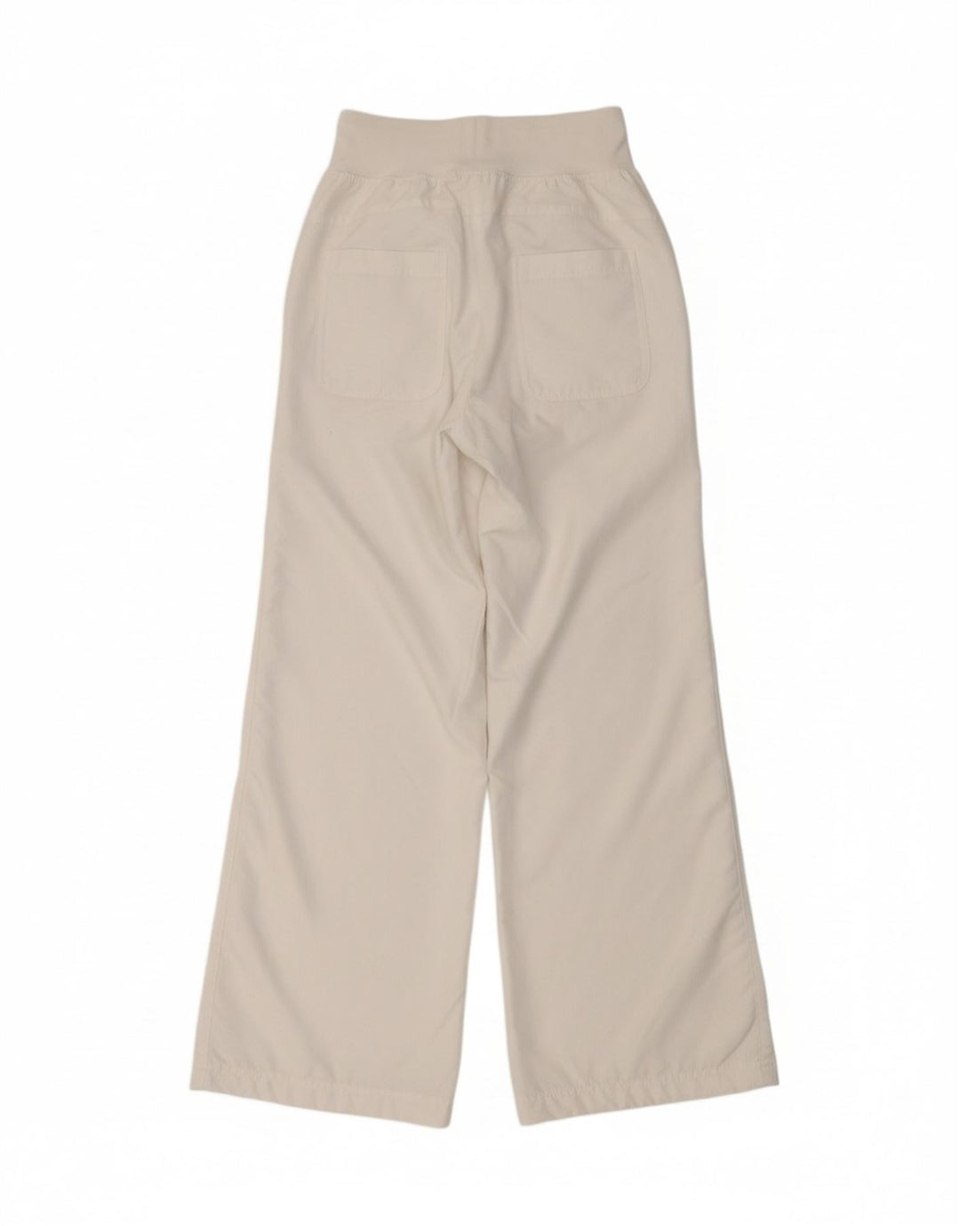 CHAMPION Womens Wide Leg Tracksuit Trousers UK 8 Small  White Polyester Vintage Champion and Second-Hand Champion from Messina Hembry 