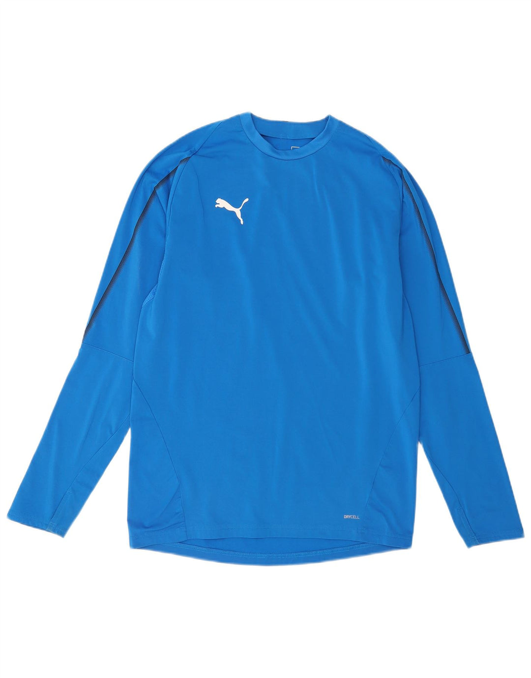 Puma Herren-Oberteil, langärmelig, mittelblau, Polyester