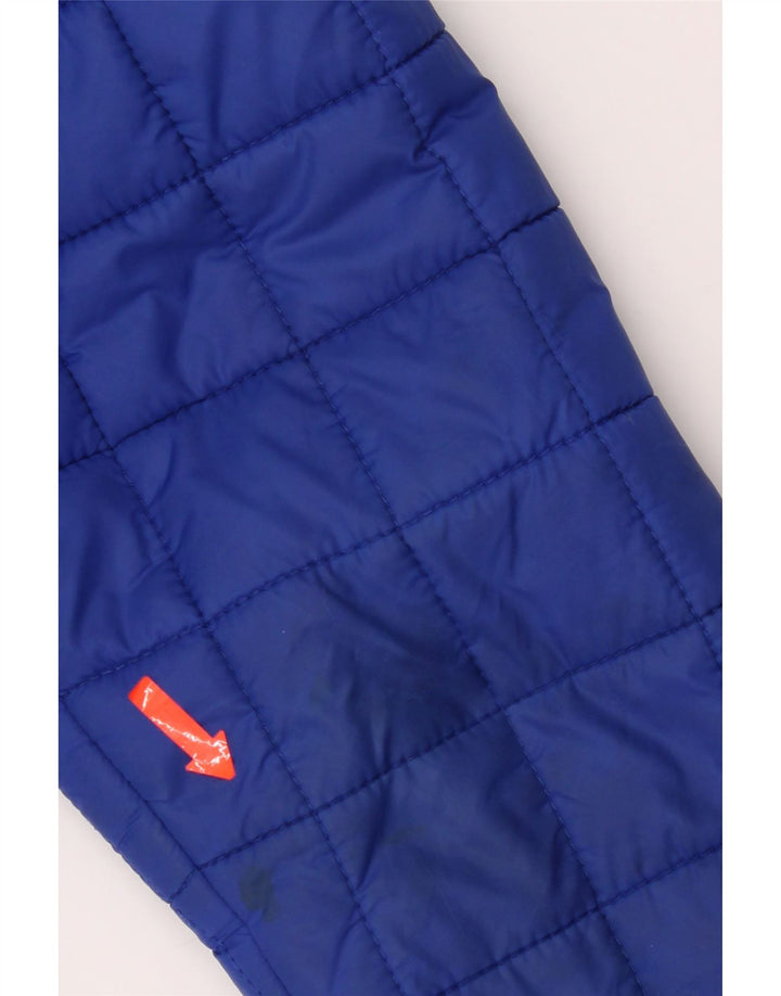 Superdry Damen Wattierte Jacke mit Kapuze, UK 10, Small, Blau, Nylon
