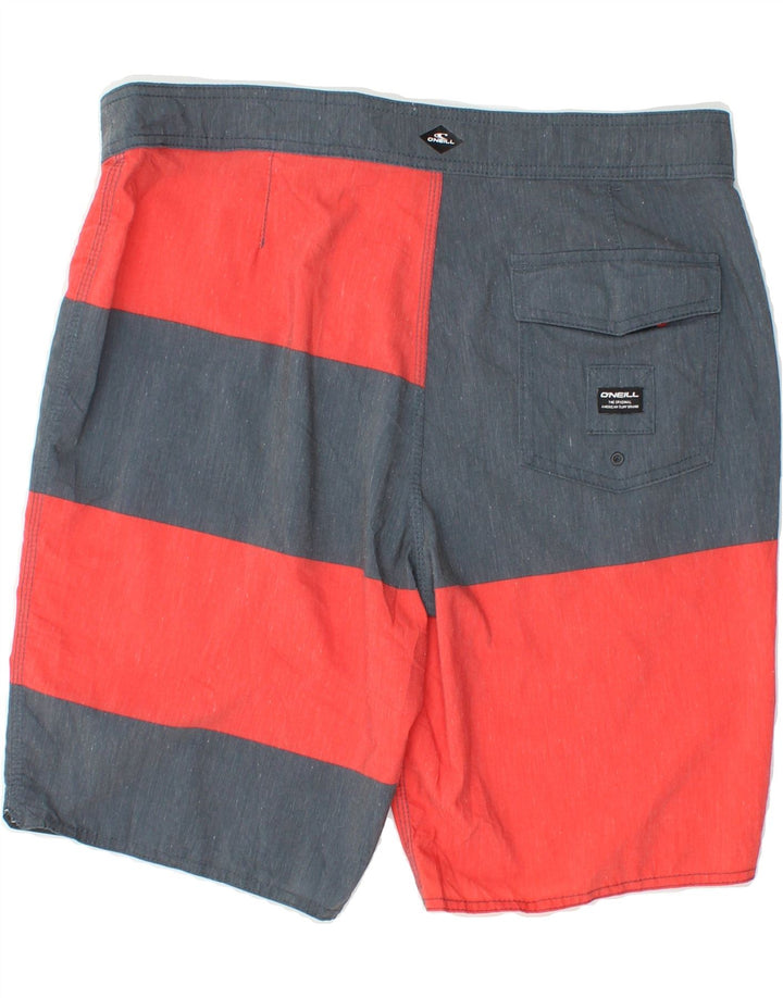 O'NEILL Mens Swimming Shorts Medium  Red Colourblock Cotton Vintage O'Neill and Second-Hand O'Neill from Messina Hembry 