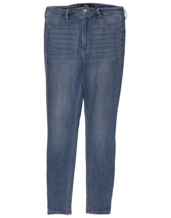 Hollister Damen High Rise Legging Skinny Jeans W30 L28 Blaue Baumwolle