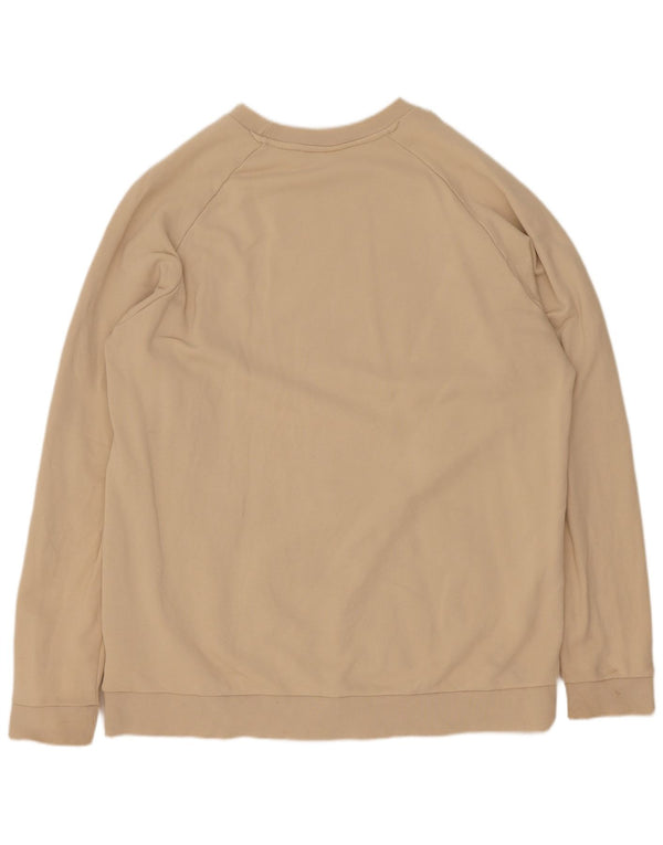 Adidas Herren Grafik Sweatshirt Pullover XL Beige Baumwolle
