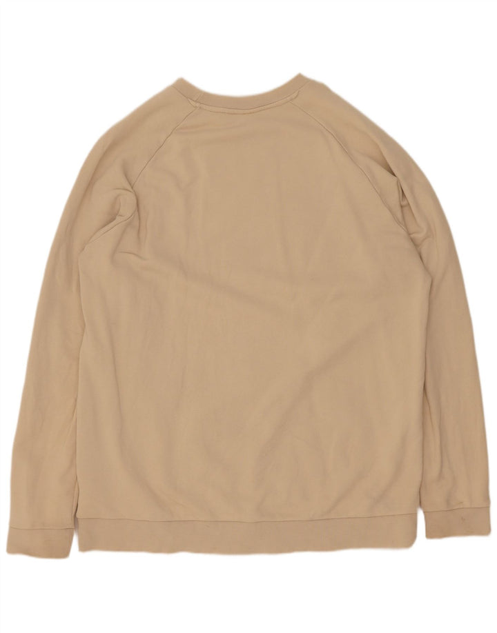 Adidas Herren Grafik Sweatshirt Pullover XL Beige Baumwolle