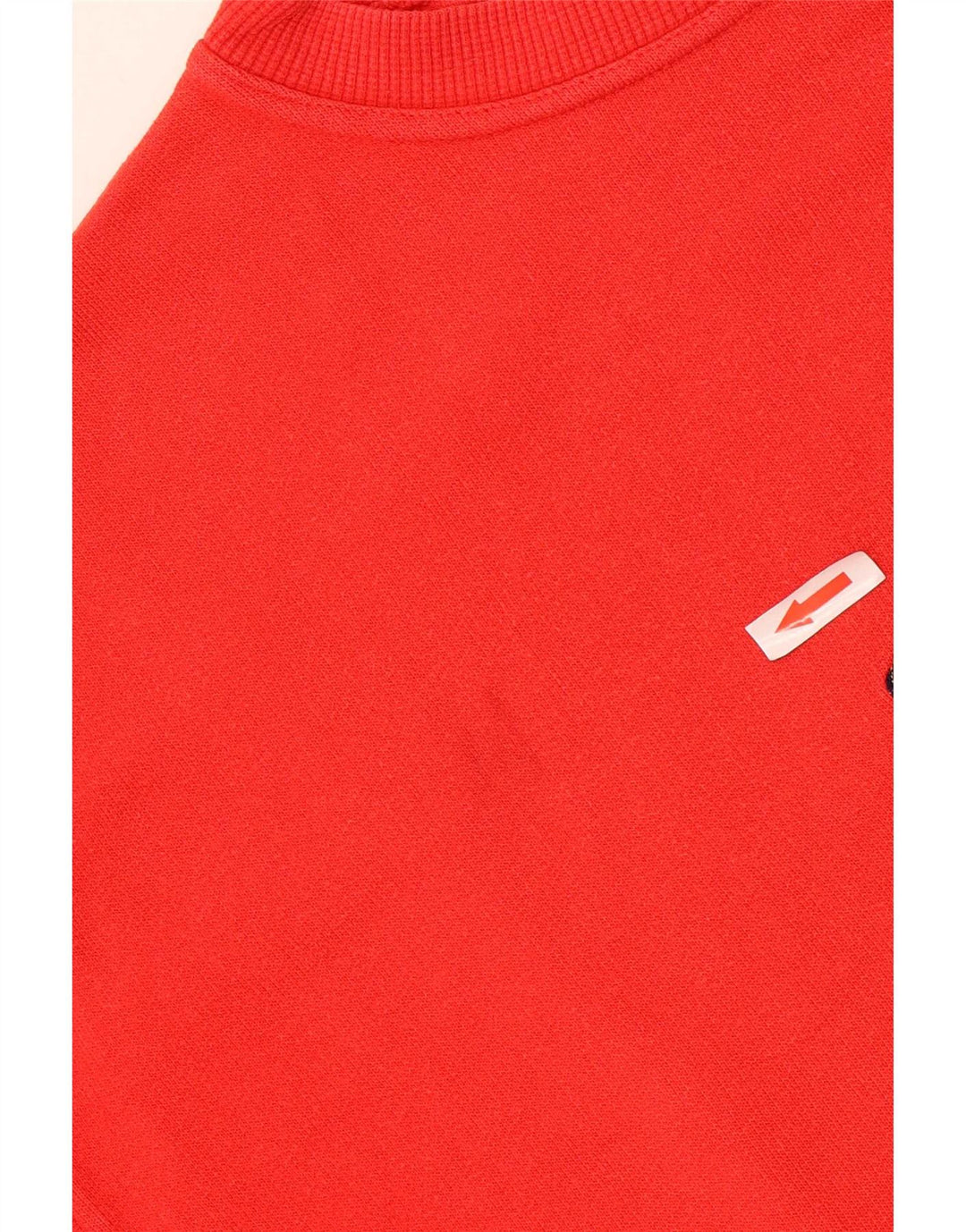 Trussardi Jeans Herren-Sweatshirt mit Grafik, mittelrote Baumwolle