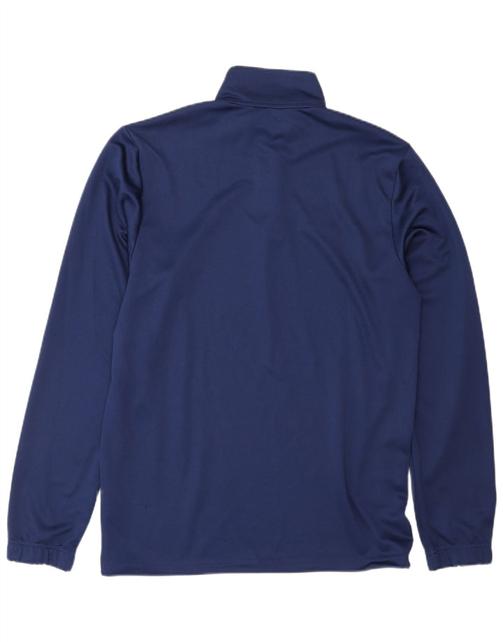 ADIDAS Herren Aeroready Zip Neck Pullover Trainingsanzug Top Mittel Marineblau