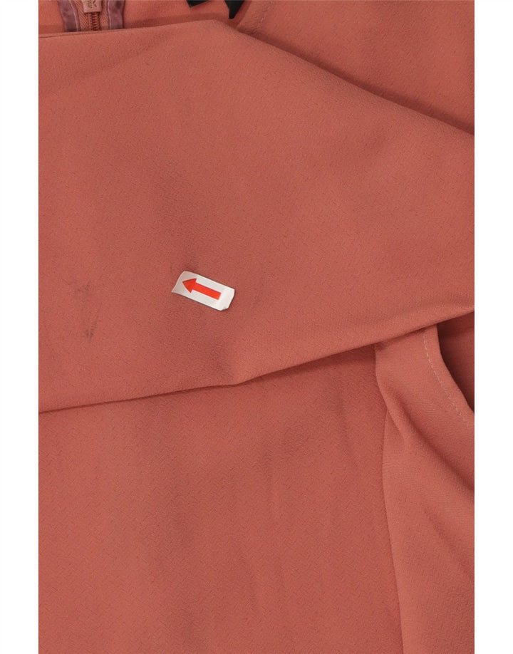 TOPSHOP Damen-Blusenoberteil mit 3/4-Ärmeln, übergroß, UK 6, XS, Rosa, Polyester