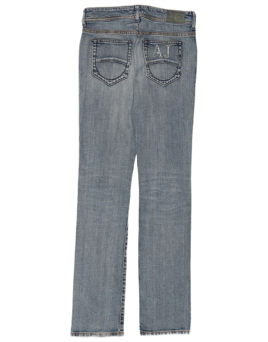 Armani Damen Slim Jeans W25 L32 Blau